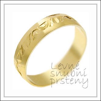Snubní prsteny LSP 1829 žluté zlato