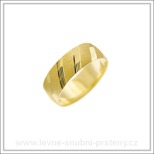 Snubní prsteny LSP 1832 žluté zlato
