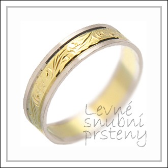 Snubní prsteny LSP 1849 kombinované zlato