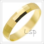 Snubní prsteny LSP 1866 žluté zlato