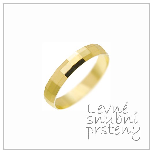 Snubní prsteny LSP 1866 žluté zlato