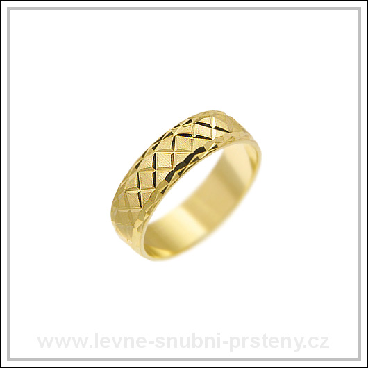 Snubní prsteny LSP 1869 žluté zlato