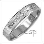 Snubní prsteny LSP 1889bz bílé zlato