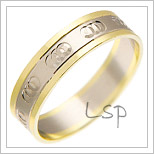 Snubní prsteny LSP 1915 kombinované zlato