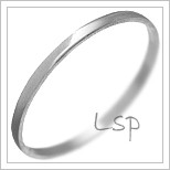 Snubní prsteny LSP 1922 bílé zlato
