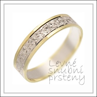 Snubní prsteny LSP 1929 kombinované zlato