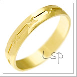 Snubní prsteny LSP 1937 žluté zlato