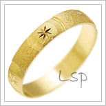 Snubní prsteny LSP 1938 žluté zlato