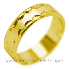 Snubní prsteny LSP 1940 žluté zlato