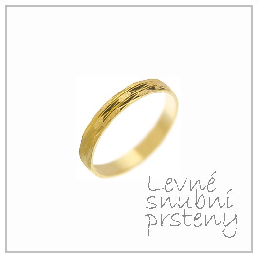 Snubní prsteny LSP 1960 žluté zlato