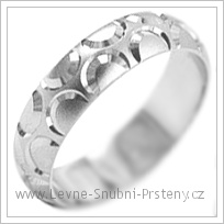 Snubní prsteny LSP 1964b bílé zlato