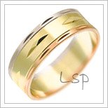 Snubní prsteny LSP 1971 kombinované zlato