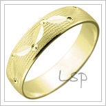 Zlaté snubní prsteny LSP 1977