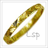 Snubní prsteny LSP 1991 žluté zlato
