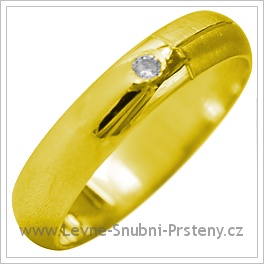 Snubní prsteny LSP 1992 žluté zlato