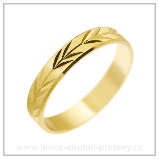 Snubní prsteny LSP 1993 žluté zlato