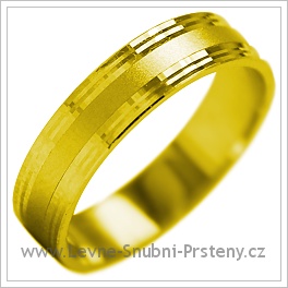 Snubní prsteny LSP 2001 žluté zlato