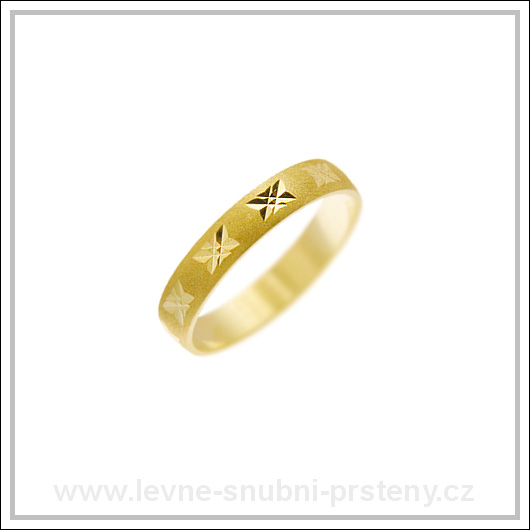 Snubní prsteny LSP 2002 žluté zlato