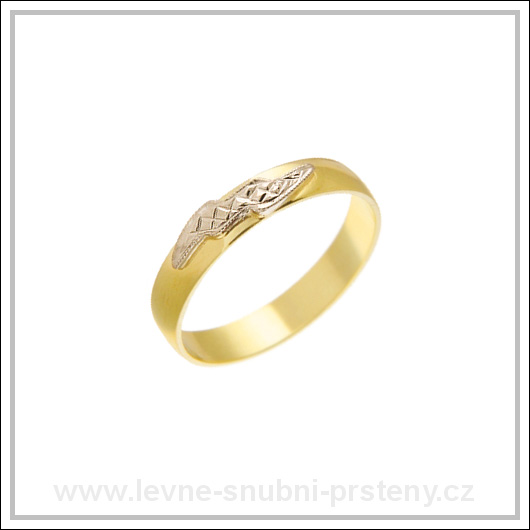 Snubní prsteny LSP 2004 žluté zlato