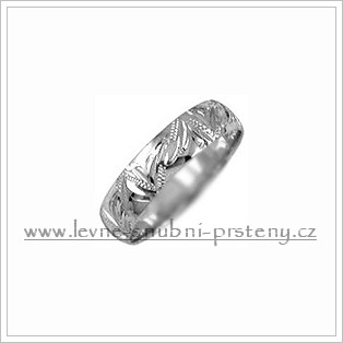 Snubní prsteny LSP 2014b bílé zlato
