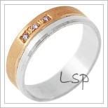 Snubní prsteny LSP 2015 - kombinované zlato