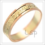 Snubní prsteny LSP 2017 kombinované zlato