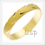 Snubní prsteny LSP 2034 žluté zlato