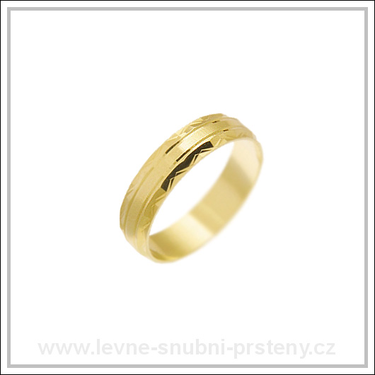 Snubní prsteny LSP 2040 žluté zlato