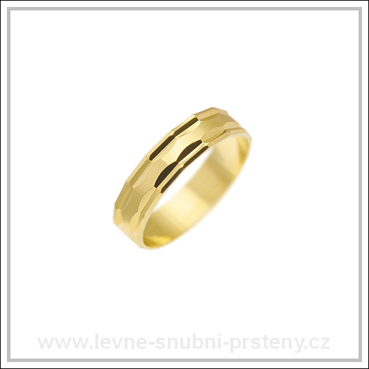 Snubní prsteny LSP 2043 žluté zlato