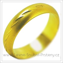 Snubní prsteny LSP 2062 žluté zlato