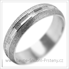 Snubní prsteny LSP 2064b bílé zlato