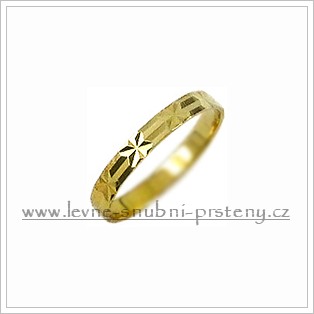 Snubní prsteny LSP 2070 žluté zlato
