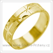 Snubní prsteny LSP 2080 žluté zlato