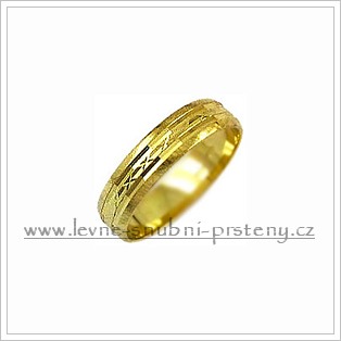 Snubní prsteny LSP 2082 žluté zlato