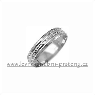 Snubní prsteny LSP 2082b bílé zlato