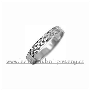Snubní prsteny LSP 2089b bílé zlato