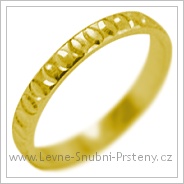 Snubní prsteny LSP 2094 žluté zlato