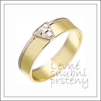 Snubní prsteny LSP 2106 kombinované zlato