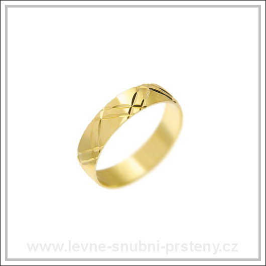 Snubní prsteny LSP 2112 žluté zlato