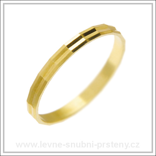 Snubní prsteny LSP 2120 žluté zlato