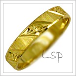 Snubní prsteny LSP 2121 žluté zlato