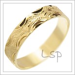 Snubní prsteny LSP 2122 žluté zlato