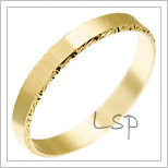 Snubní prsteny LSP 2135 žluté zlato