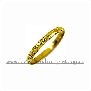 Snubní prsteny LSP 2146 žluté zlato