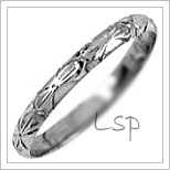 Snubní prsteny LSP 2146b bílé zlato