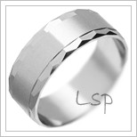 Snubní prsteny LSP 2148 bílé zlato