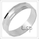 Snubní prsteny LSP 2152 - bílé zlato