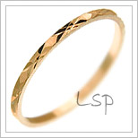 Snubní prsteny LSP 2160 červené zlato