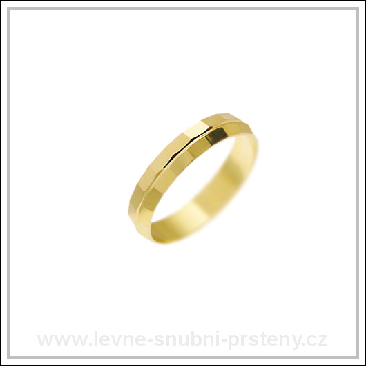 Snubní prsteny LSP 2183 žluté zlato