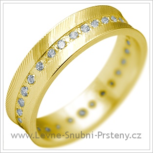Snubní prsteny LSP 2203 žluté zlato